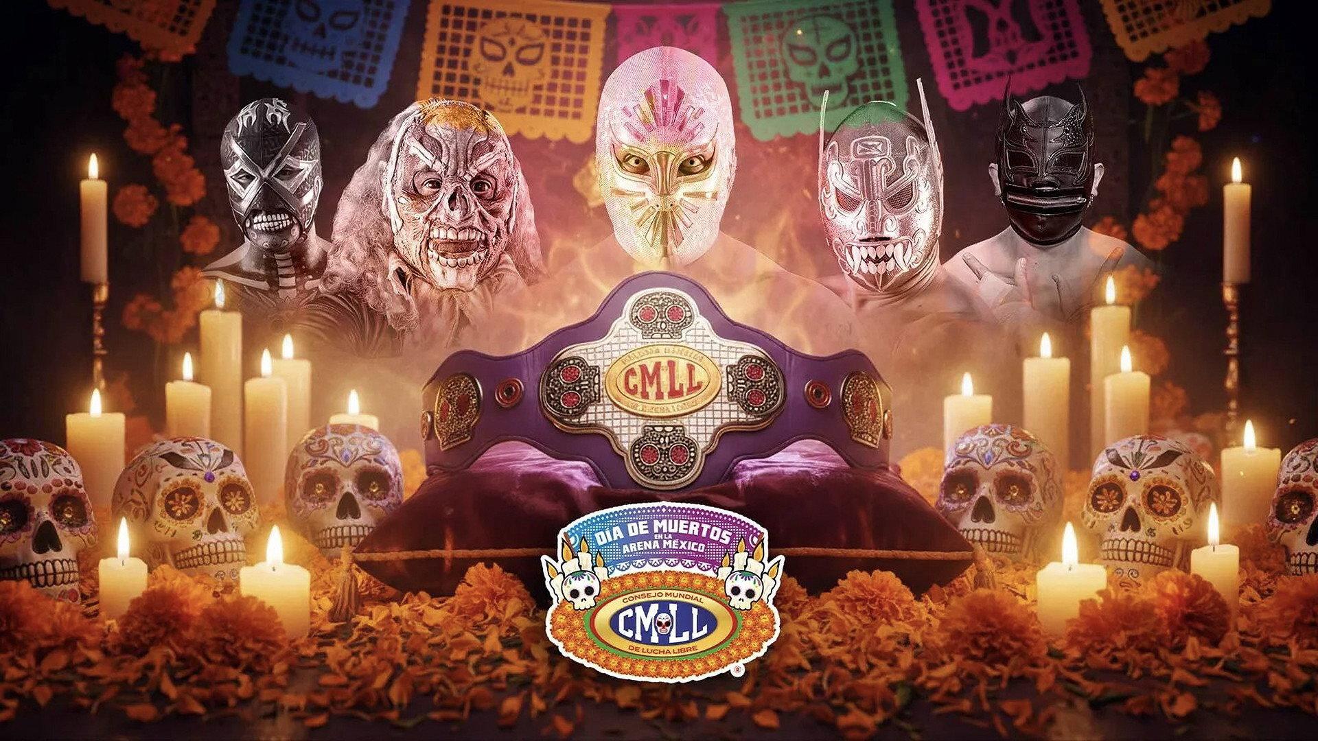 CMLL Dia De Muertos Viernes Espectacular 2025 movie scene