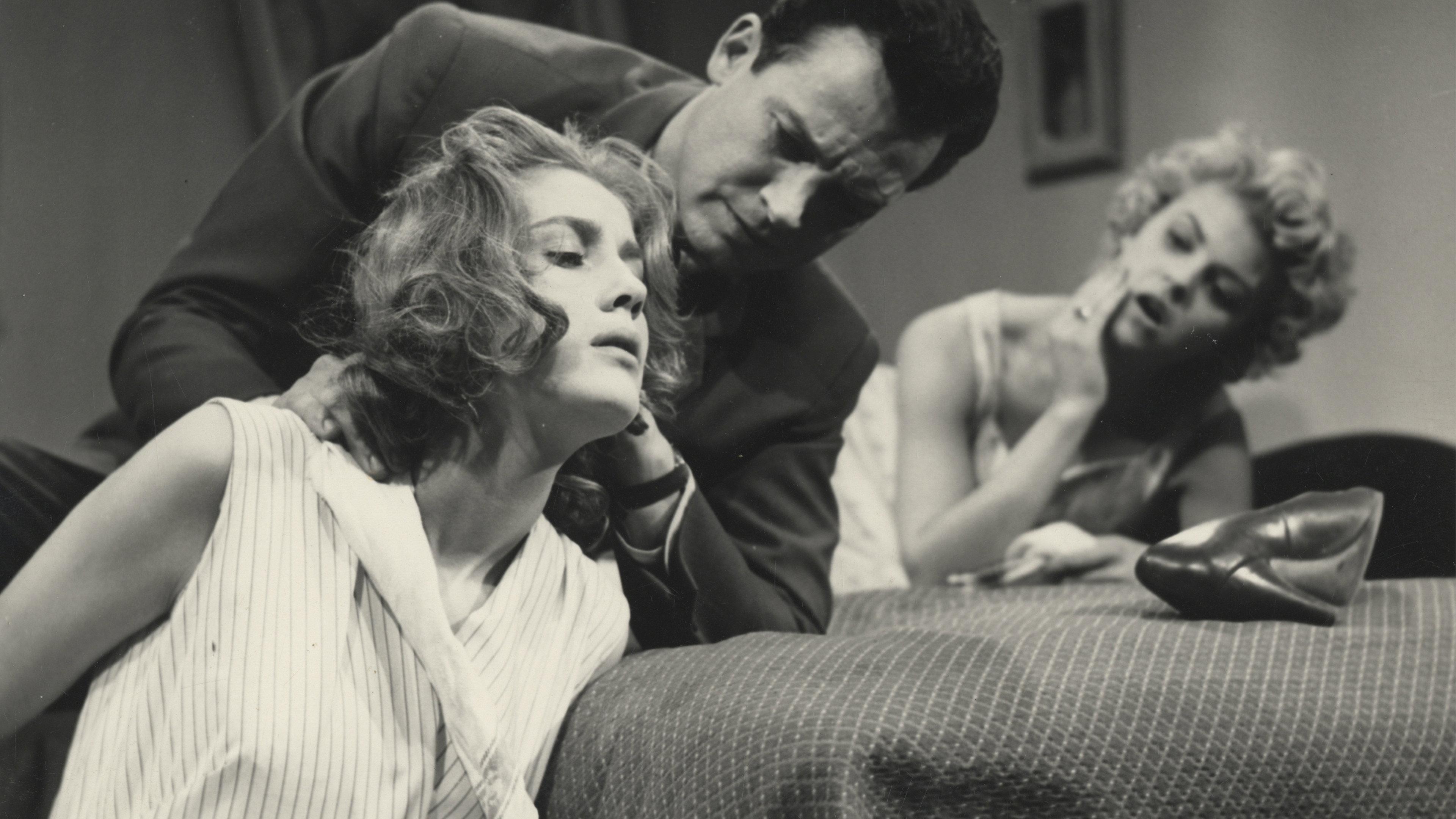 Blonde in Bondage 1957 movie scene