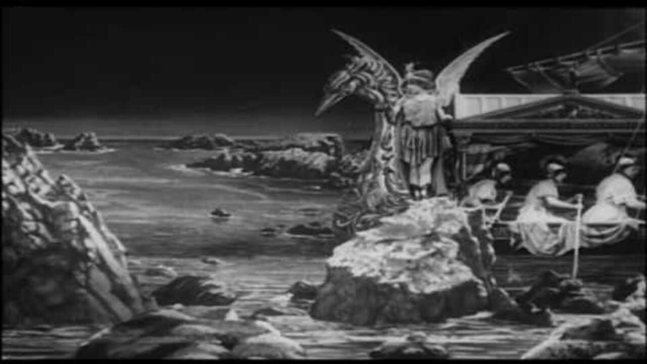 The Knight of the Snow 1912 movie scene
