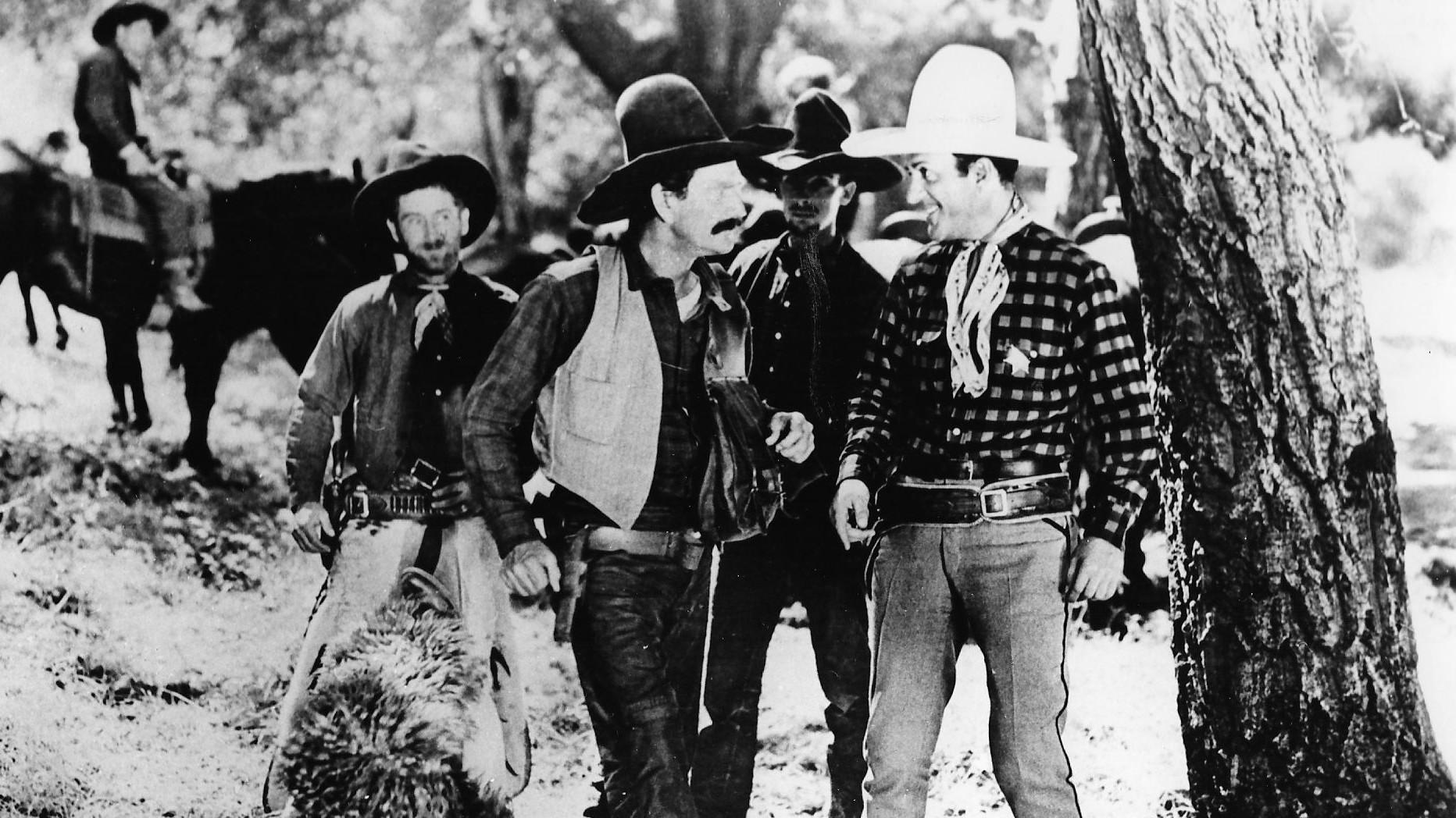 Trails of Danger 1930 movie scene