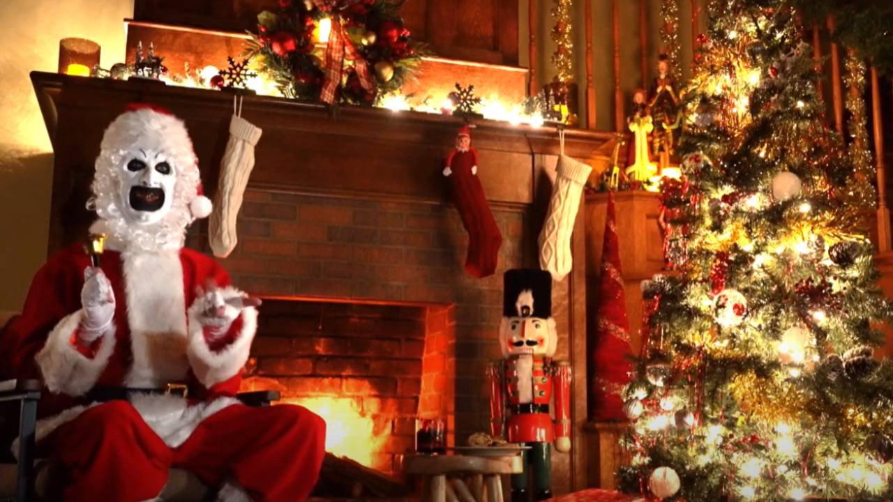 A Very Special Terrifier Christmas 2024 movie scene