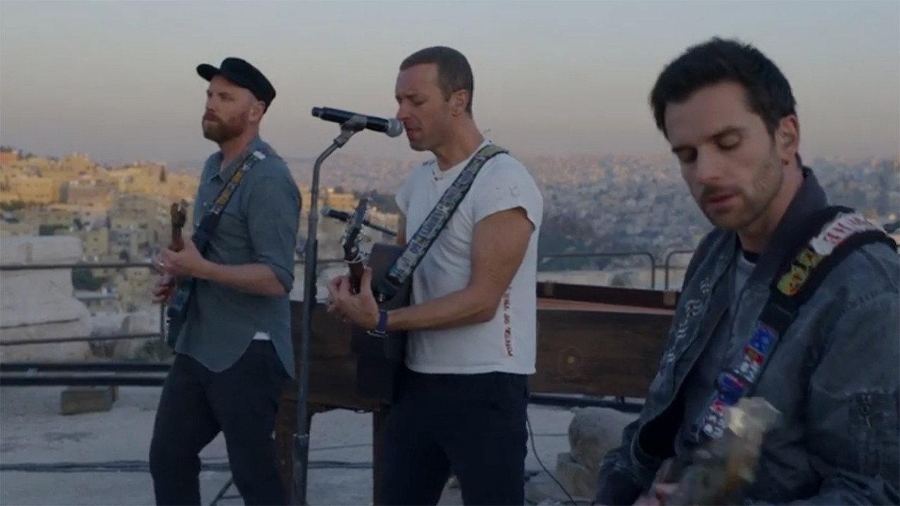 Coldplay: Live in Jordan (Sunrise Performance) 2019 movie scene