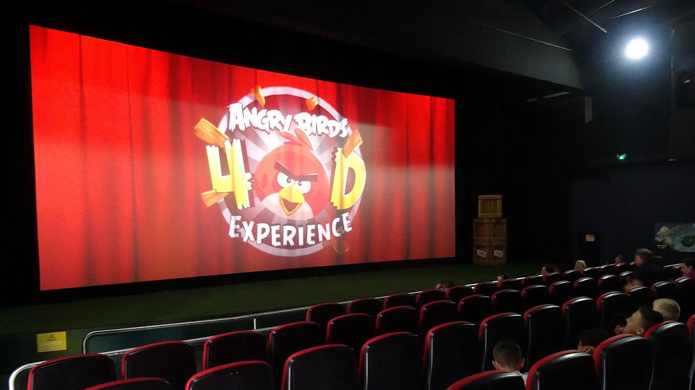 Angry Birds 4D Experience 2014 movie scene