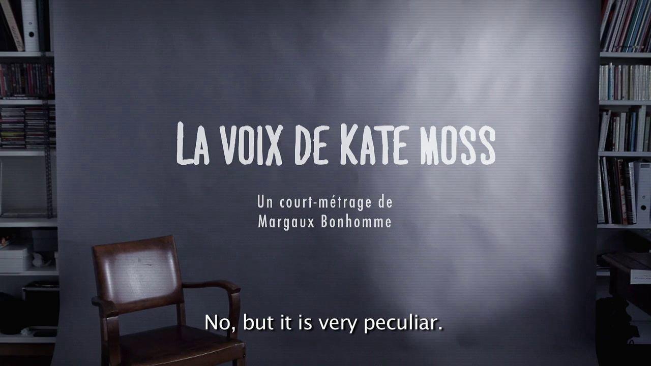 Kate Moss' Voice Vost 2013 movie scene