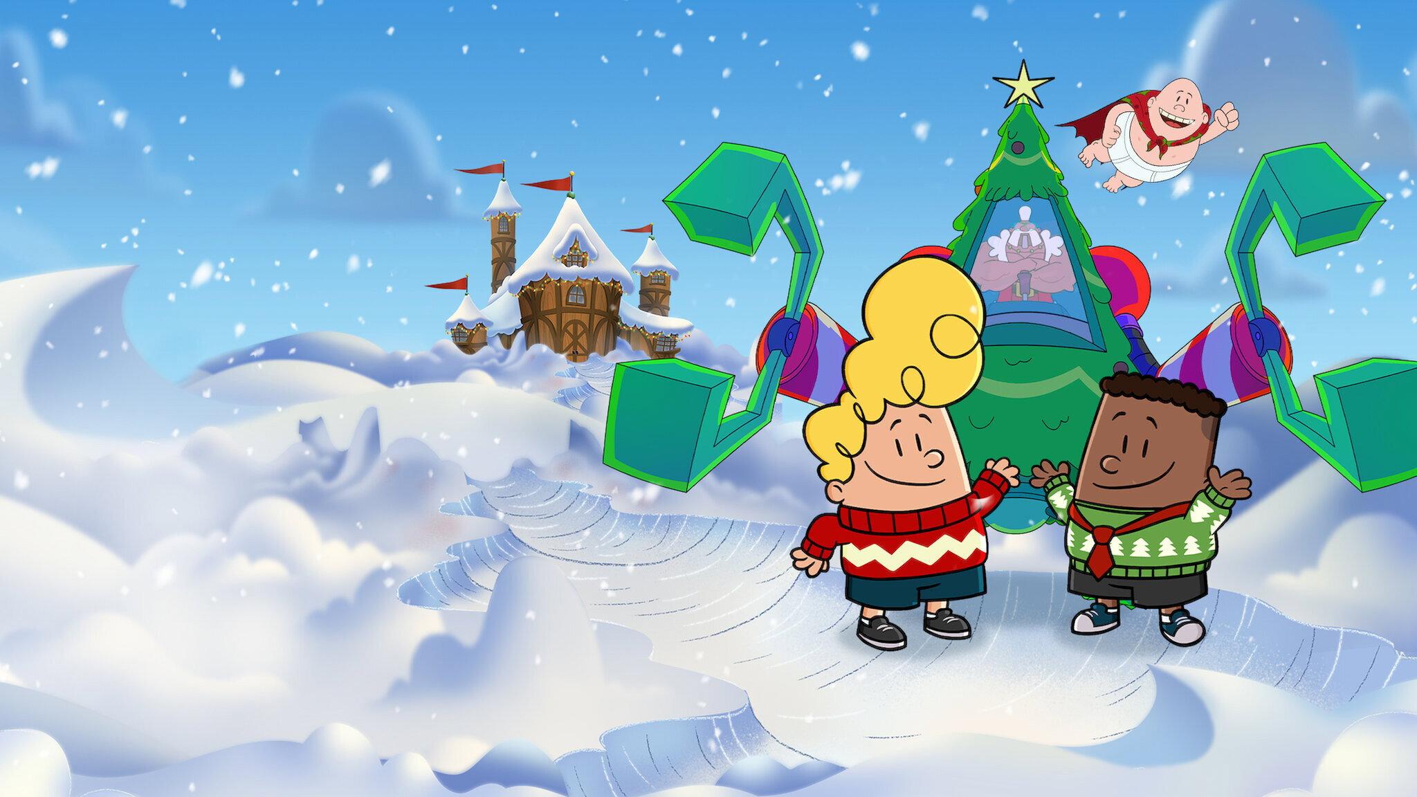 Captain Underpants Mega Blissmas 2020 movie scene