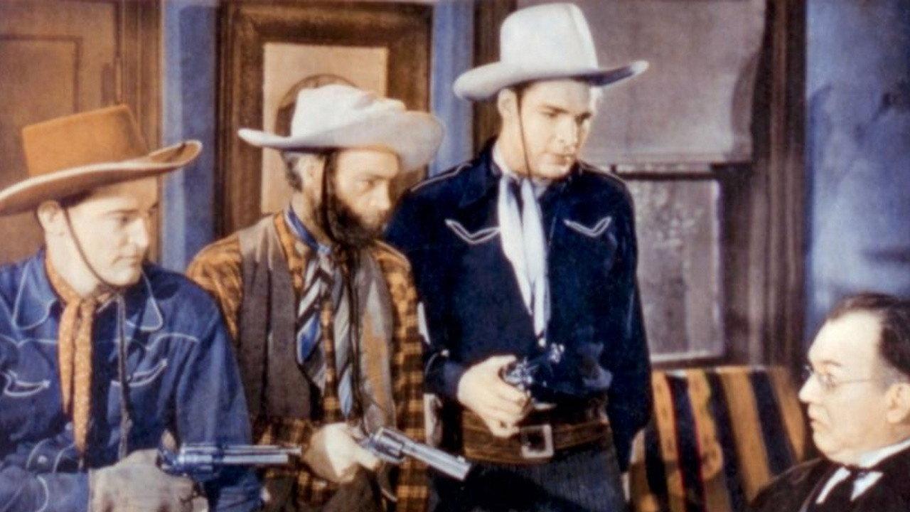 Billy the Kid Trapped 1942 movie scene