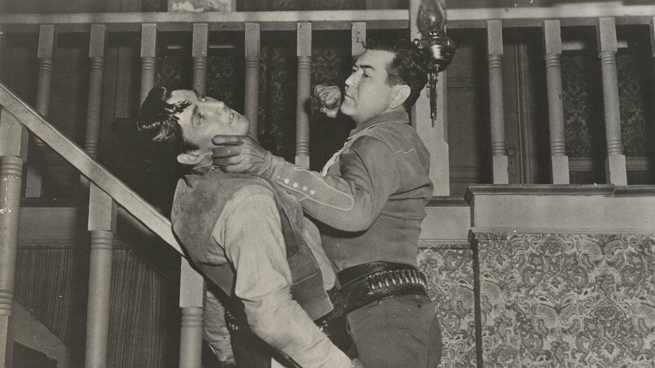 Six Gun Mesa 1950 movie scene