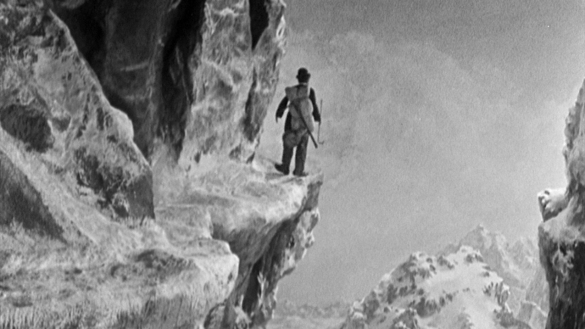 The Gold Rush 1925 movie scene