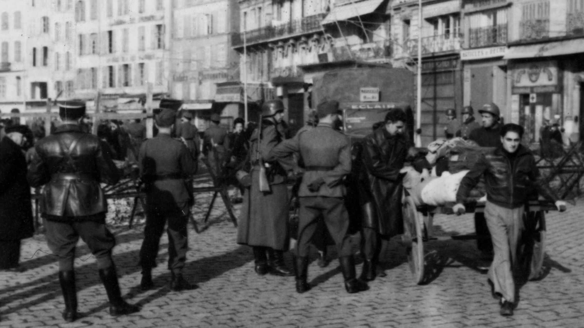 La Rafle du Vieux-Port 2023 movie scene