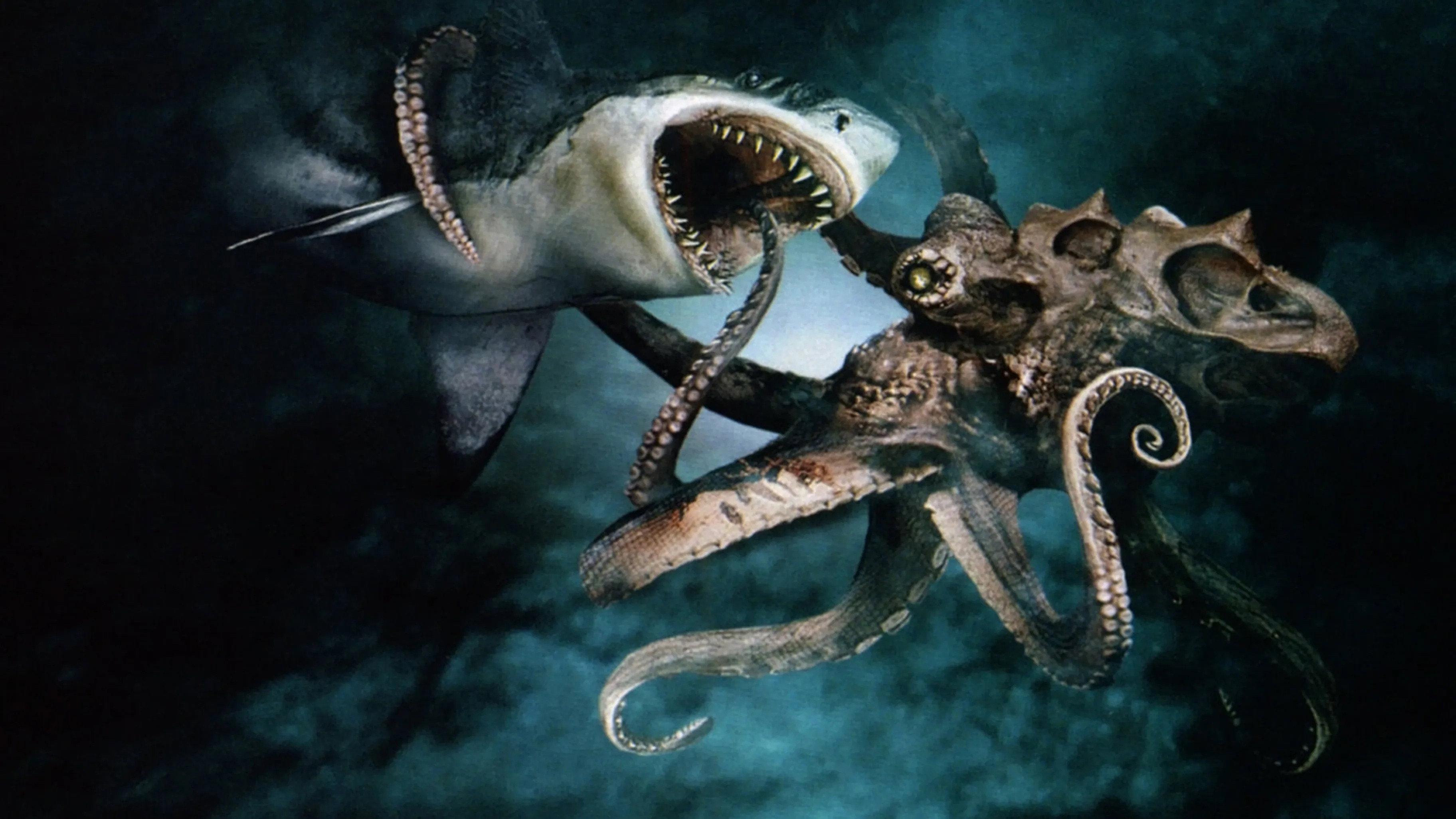 Mega Shark vs. Giant Octopus 2009 movie scene