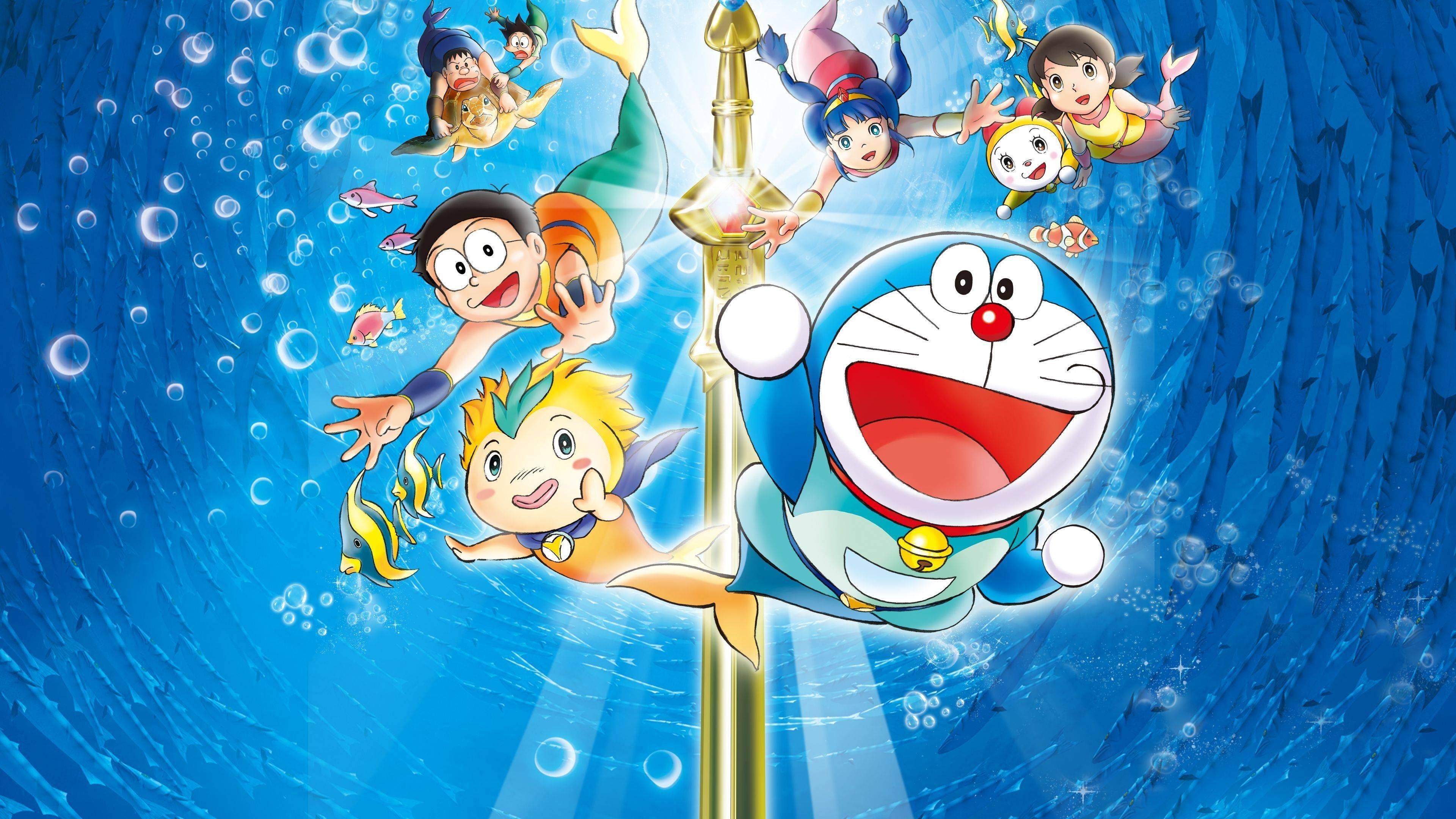 Doraemon: Nobita's Great Battle of the Mermaid King 2010 movie scene