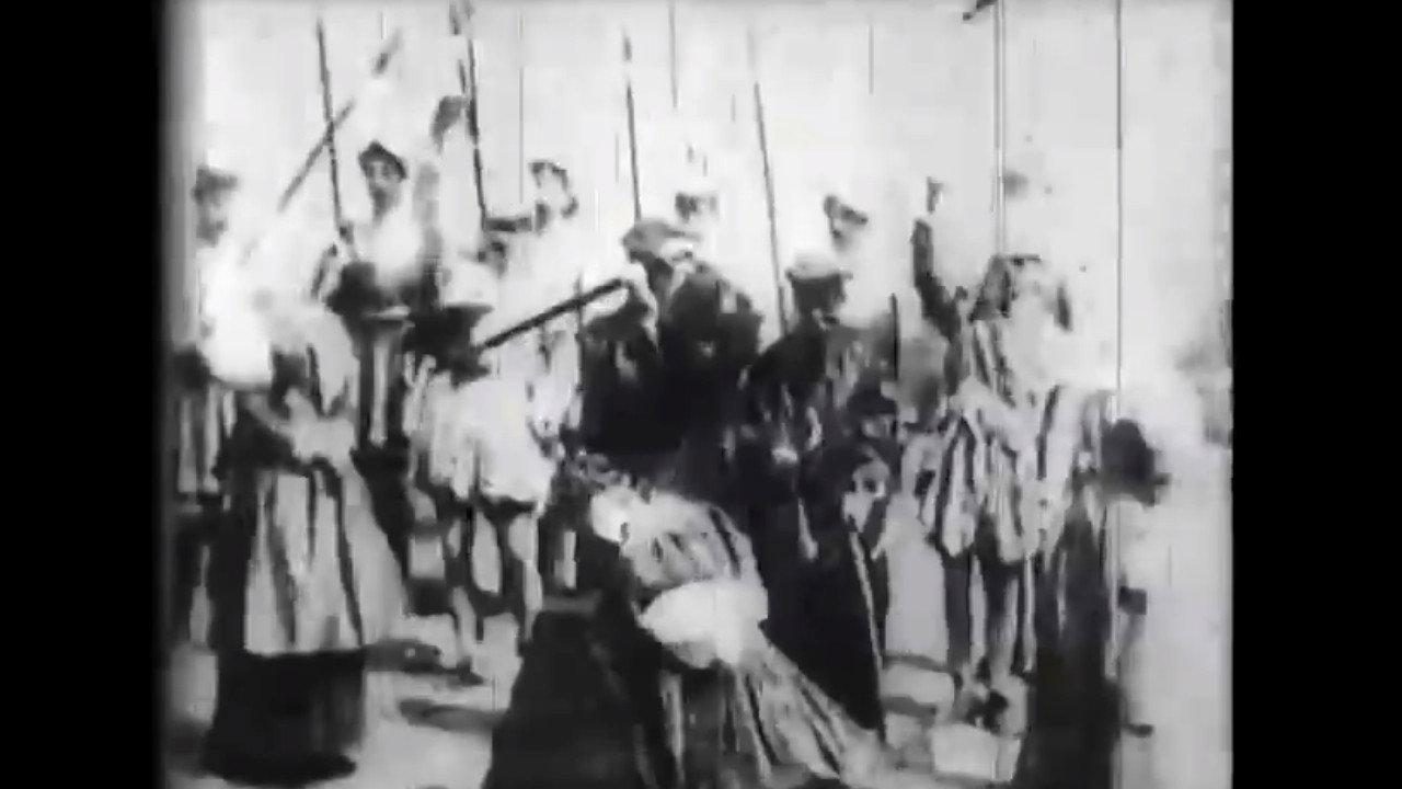 The Execution of Mary, Queen of Scots 1895 movie scene