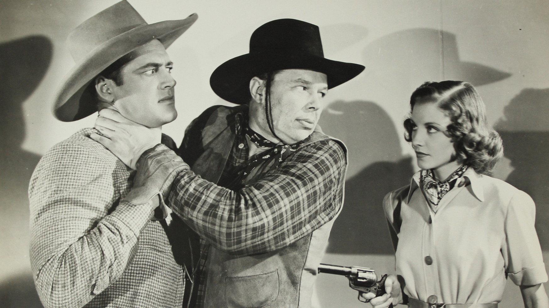 Two-Fisted Rangers 1939 movie scene