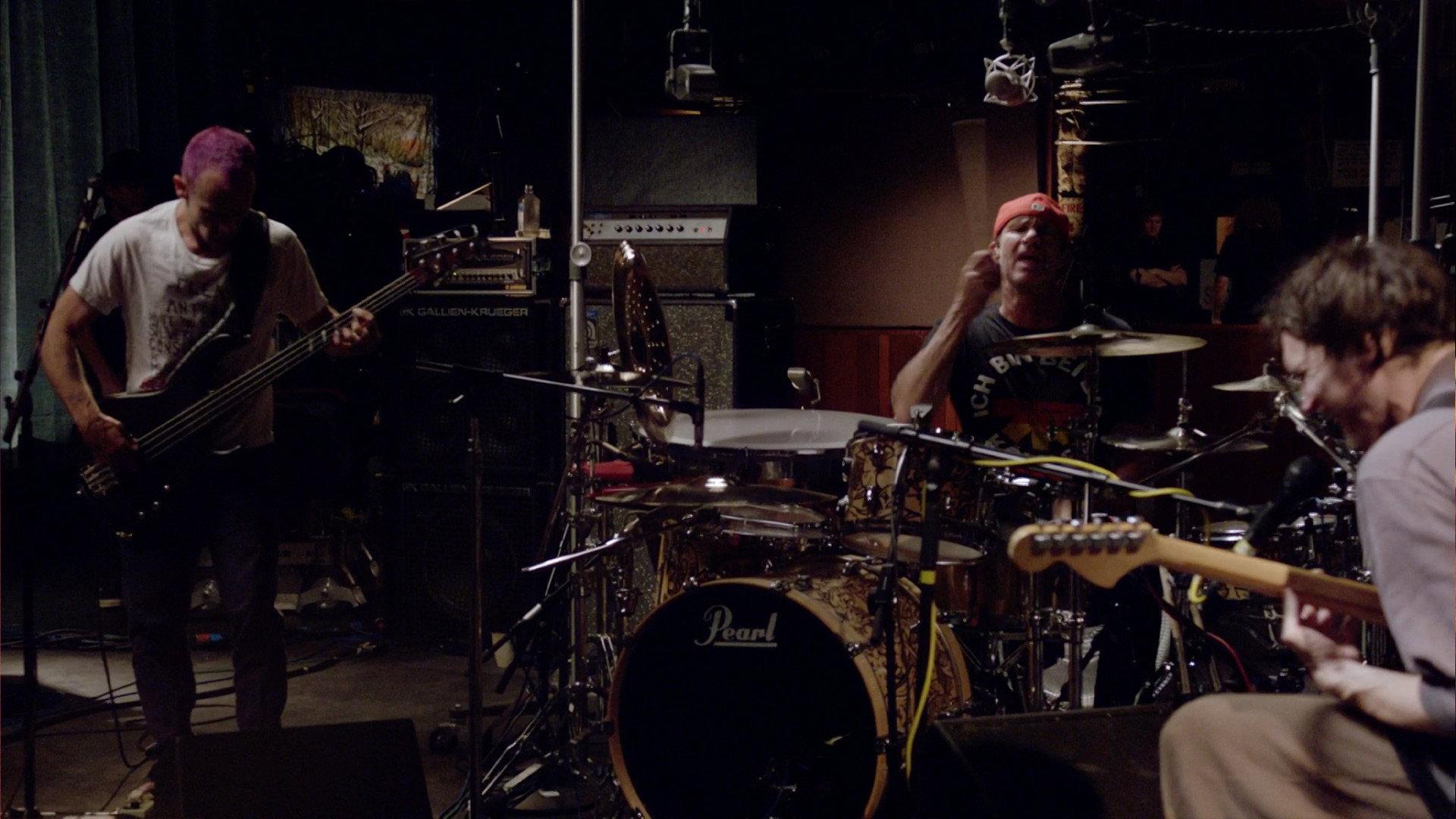 Red Hot Chili Peppers: Live from the Basement 2012 movie scene