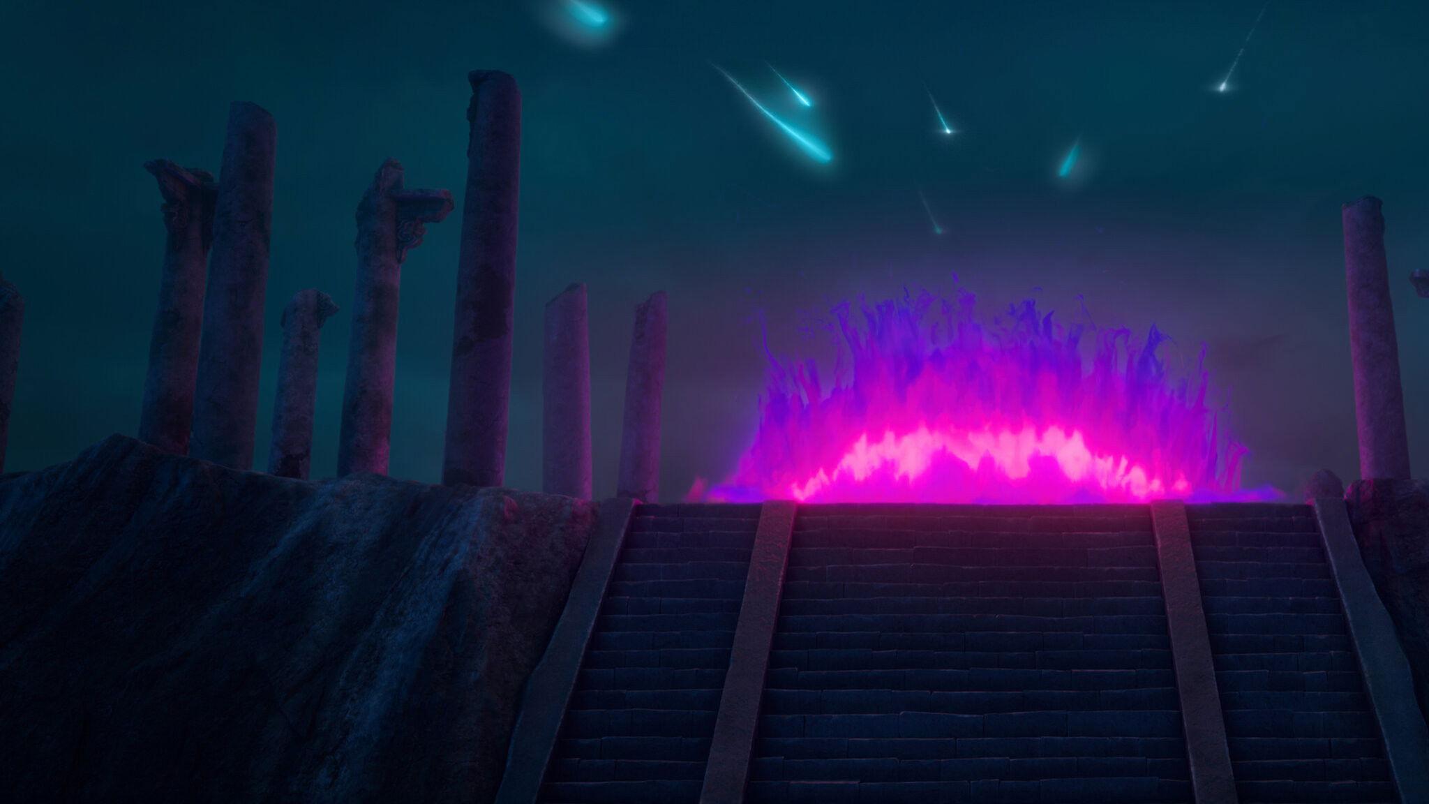 KPop Demon Hunters: Fireplace 2025 movie scene