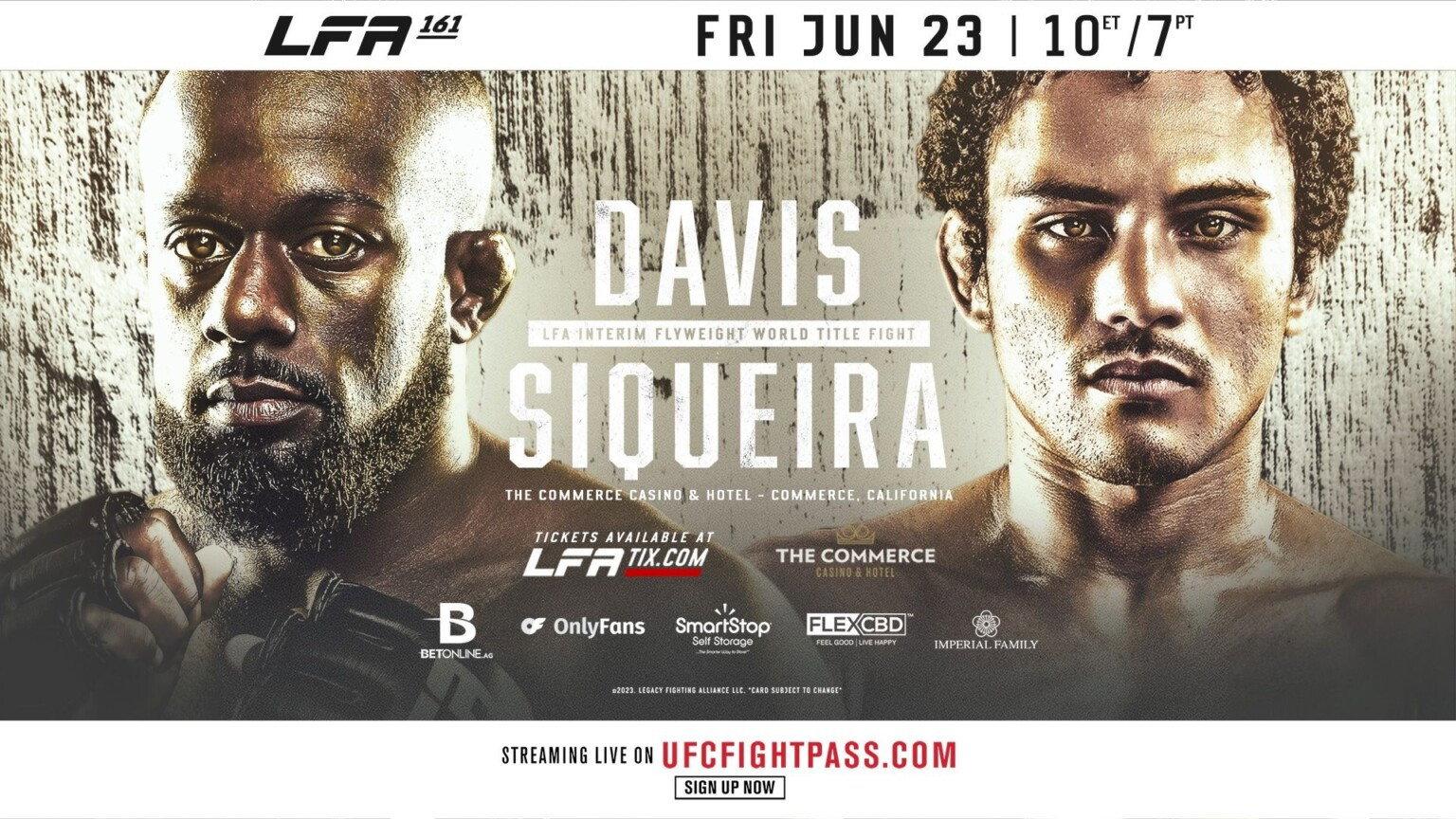 LFA 161: Davis vs. Siqueira 2023 movie scene