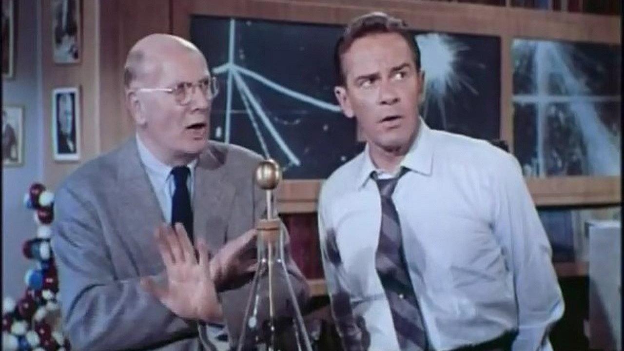 The Strange Case of the Cosmic Rays 1957 movie scene