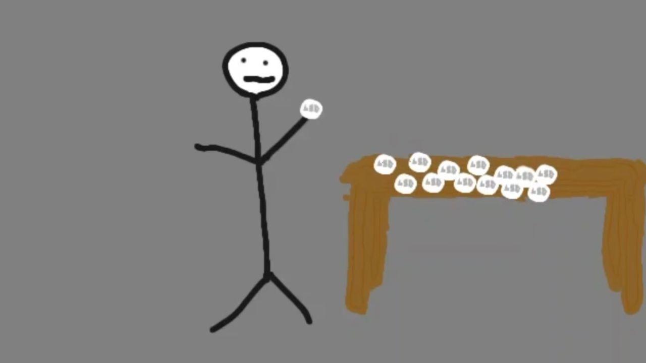 A stick man's acid trip 2026 movie scene