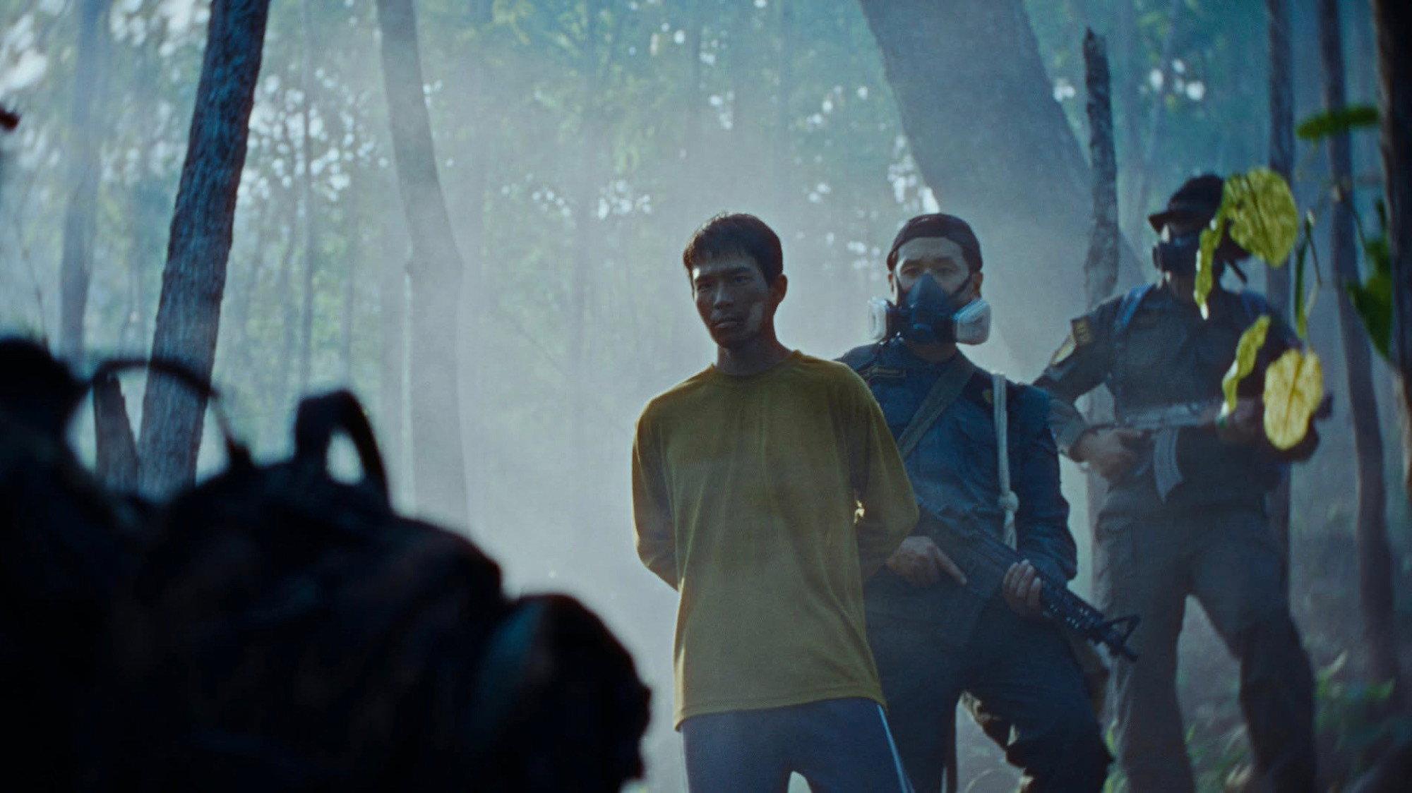 The Burning Giants 2026 movie scene
