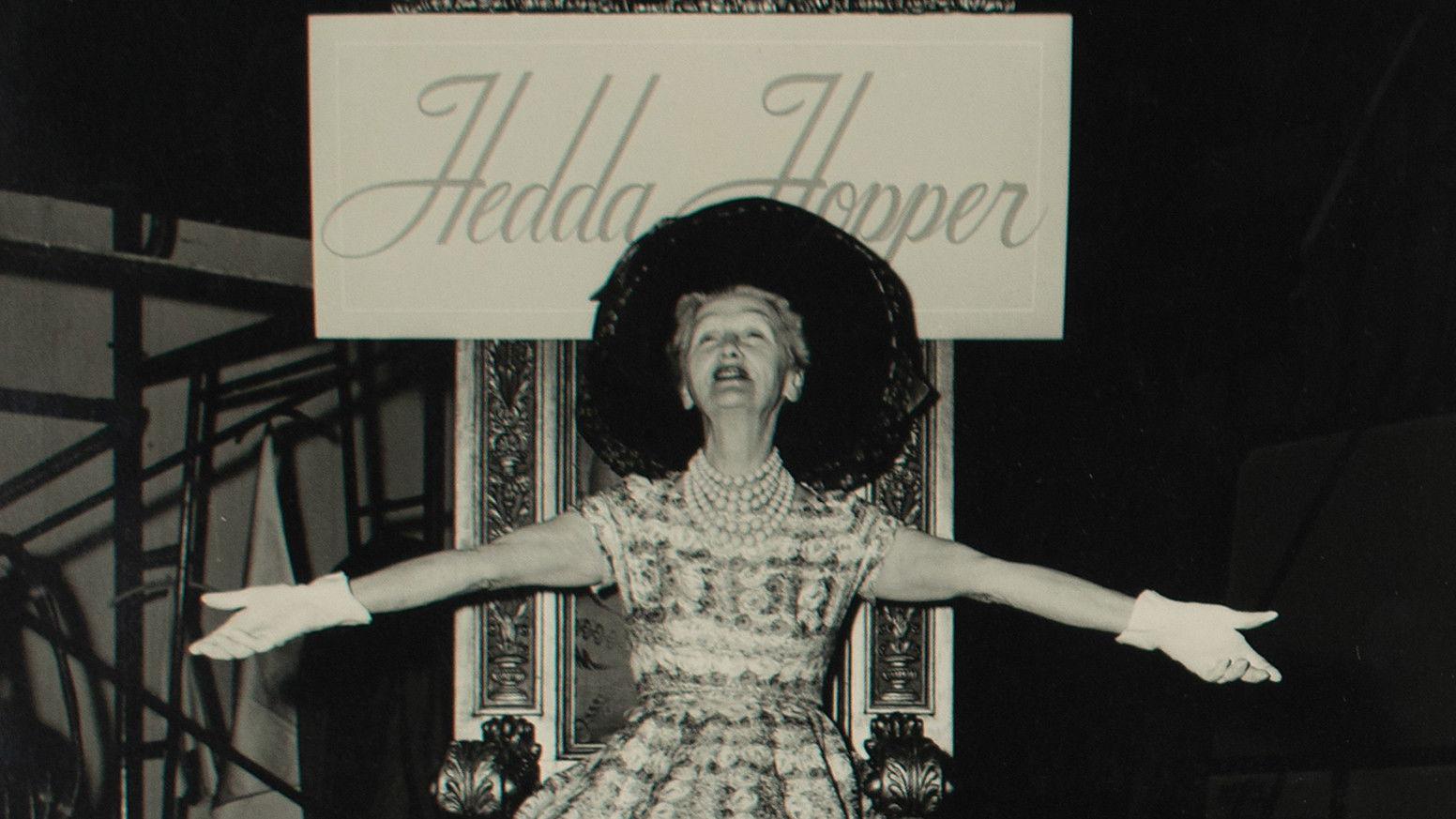 Hedda Hopper's Hollywood 1960 movie scene