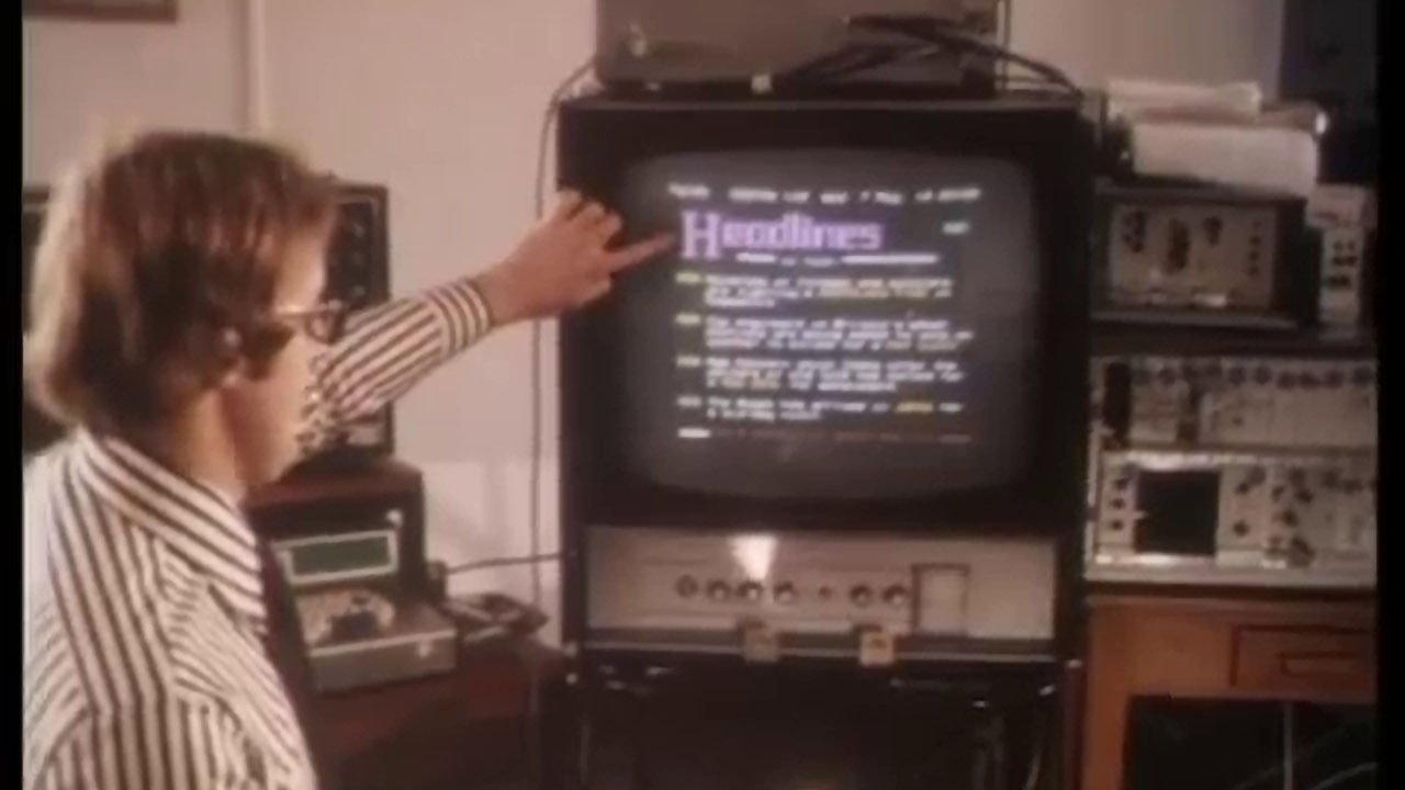This is CEEFAX 1975 movie scene