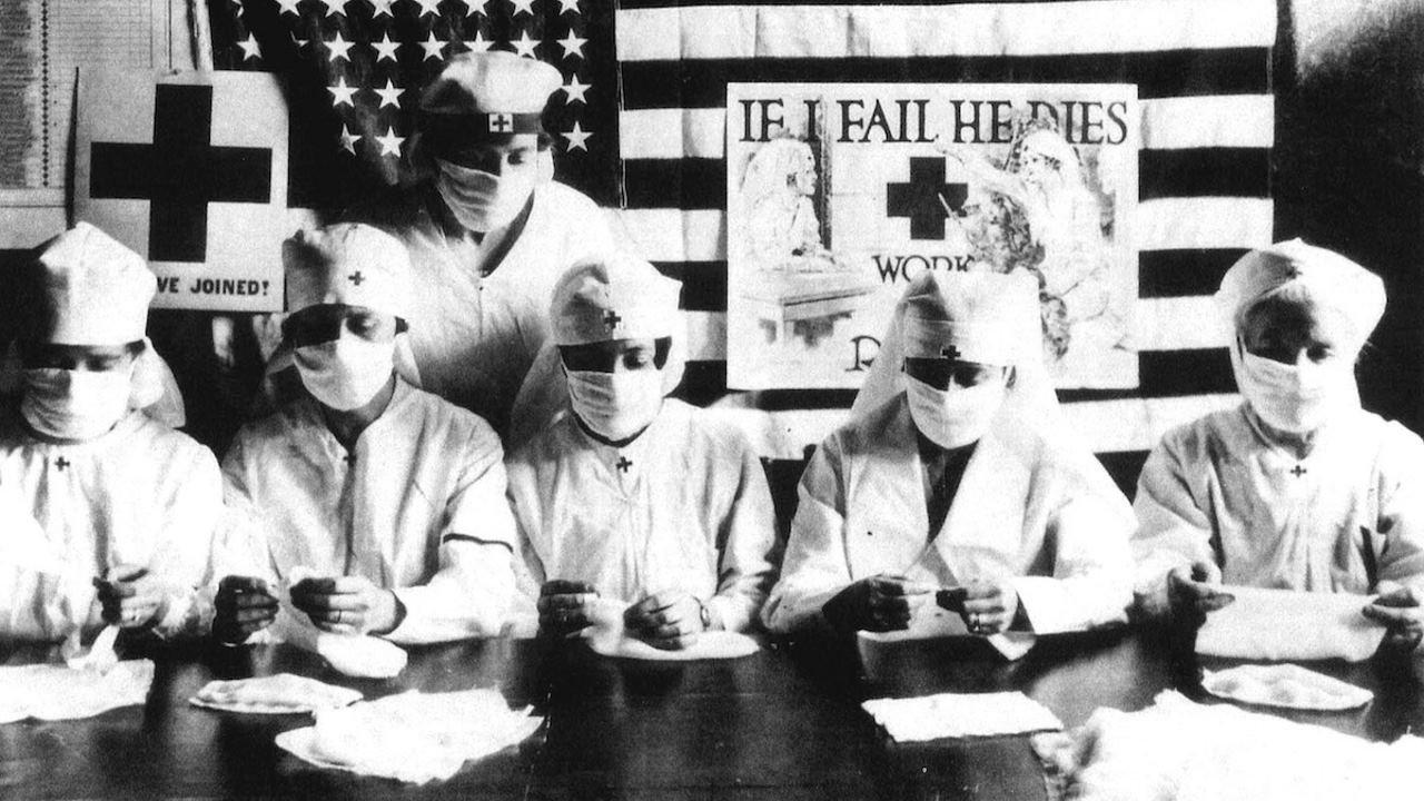The Flu That Killed 50 Million 2018 movie scene
