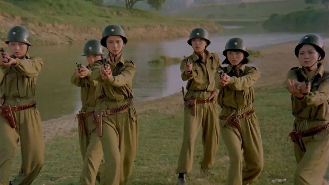 A Woman Commando 1989 movie scene
