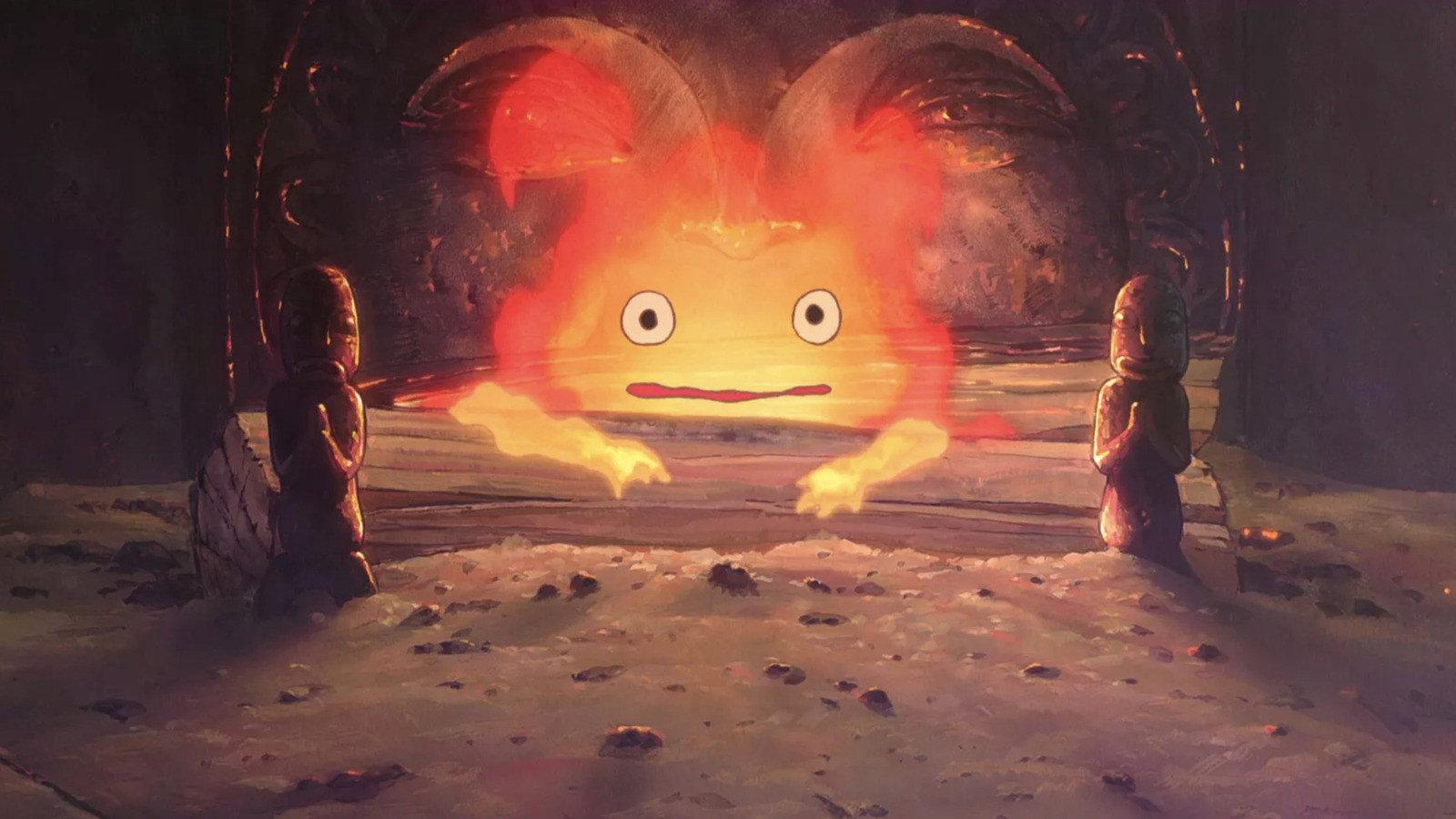 Calcifer Yule Log 2021 movie scene