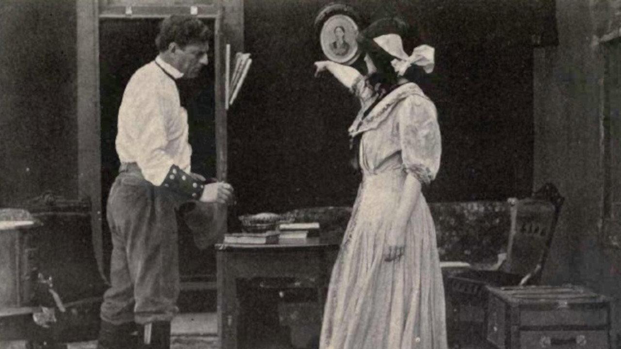 Broncho Billy and the Schoolmistress 1912 movie scene