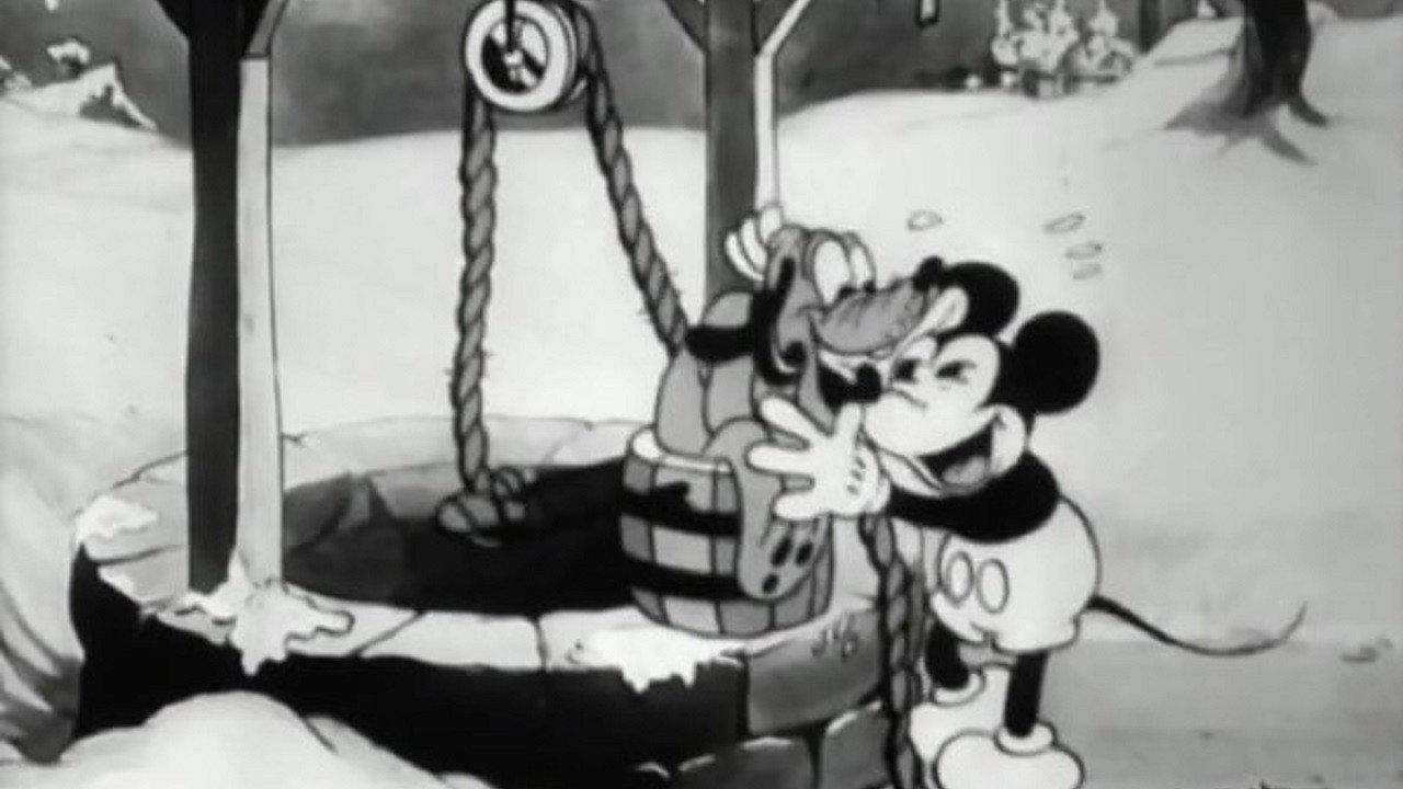Mickey's Pal Pluto 1933 movie scene