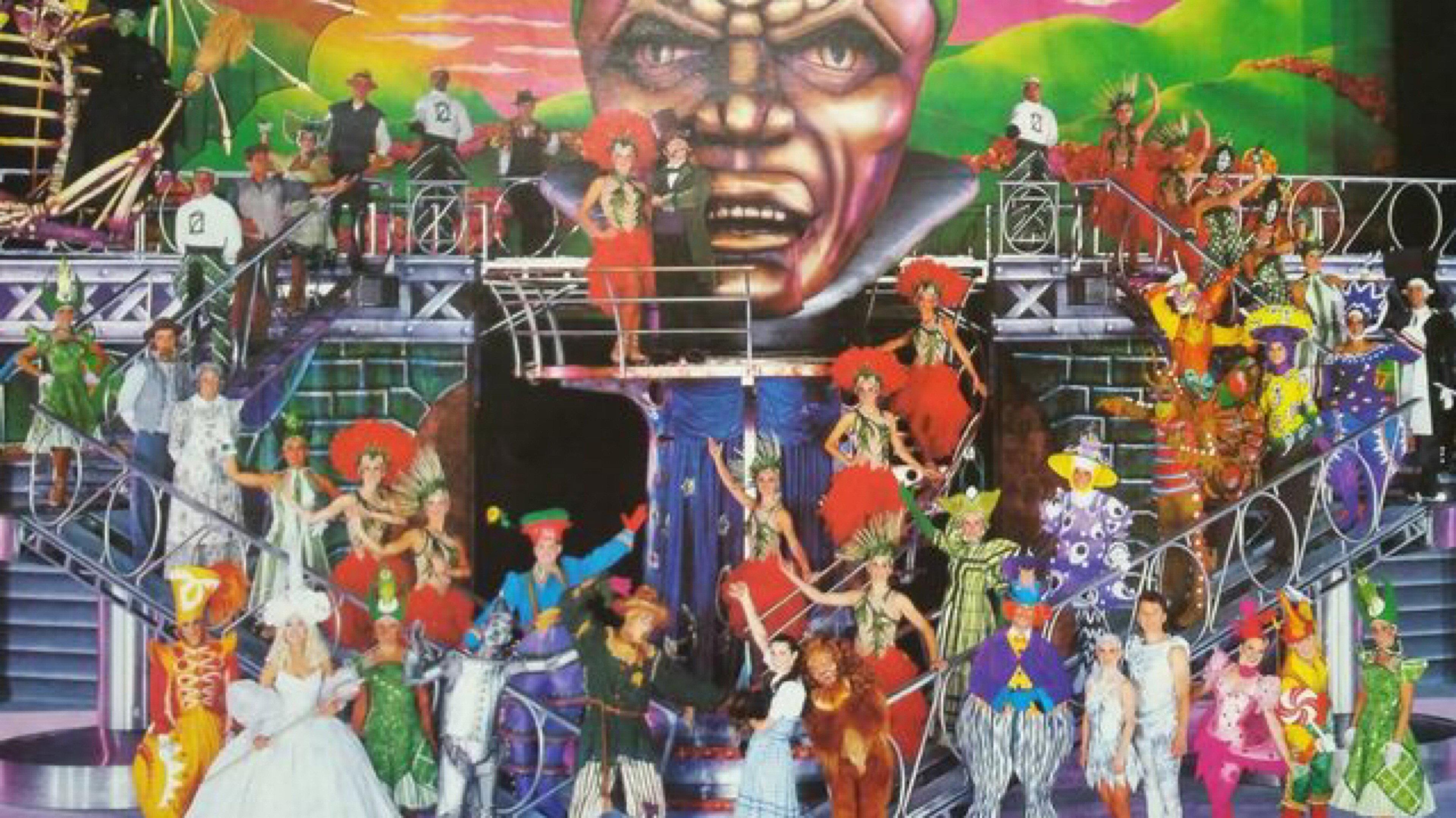 Creating The Wizard of Oz on Ice 1995 movie scene