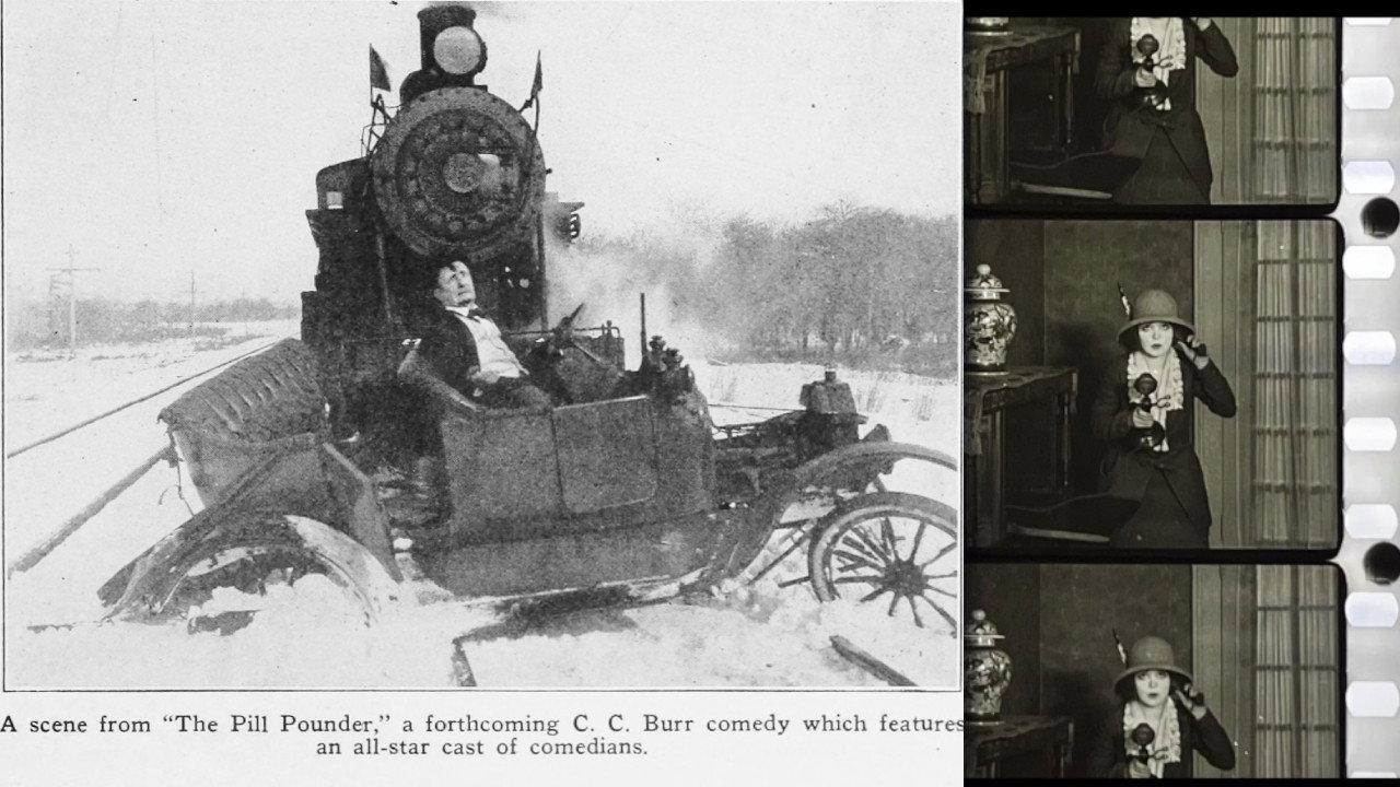The Pill Pounder 1923 movie scene