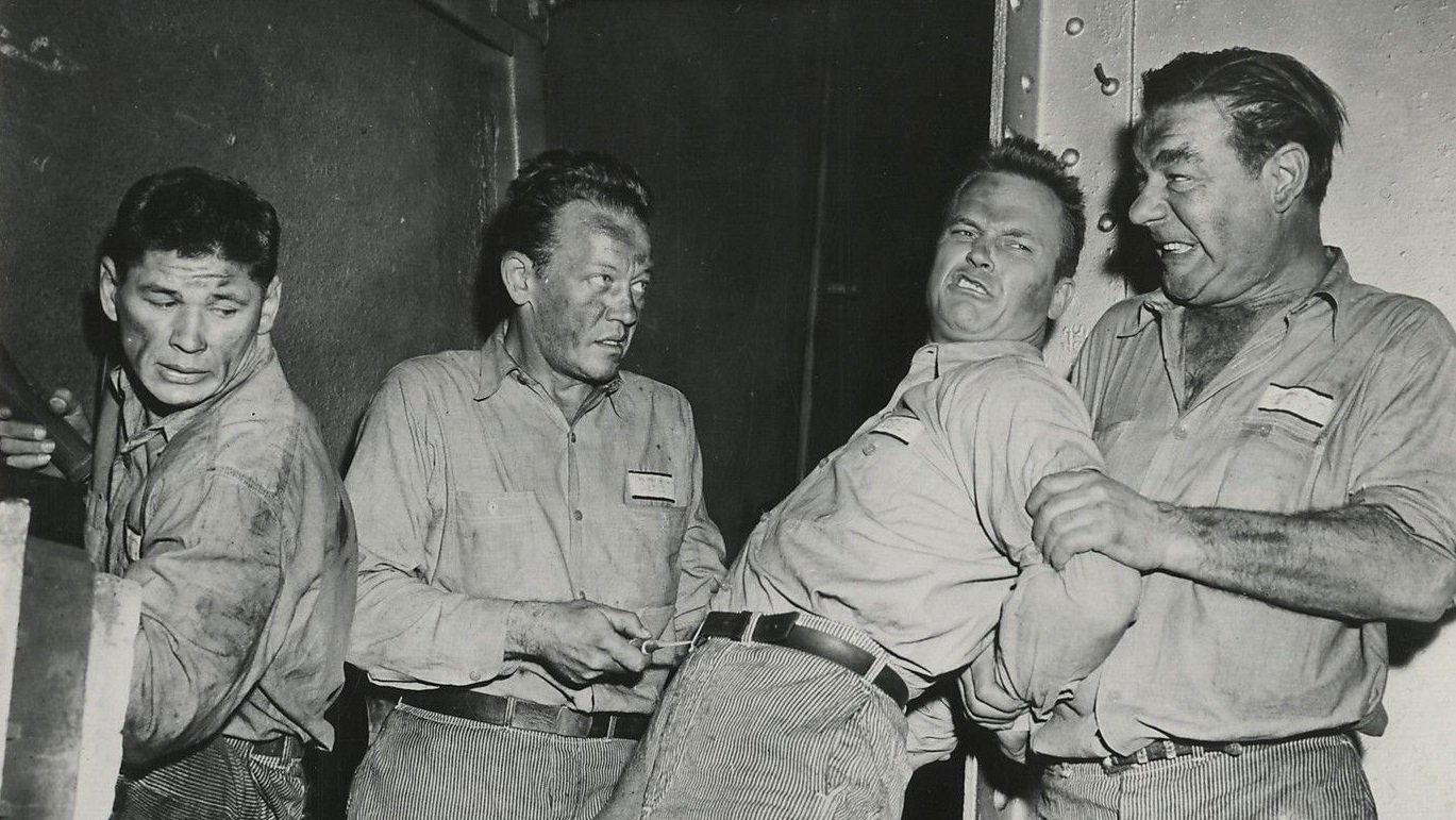 Big House, U.S.A 1955 movie scene