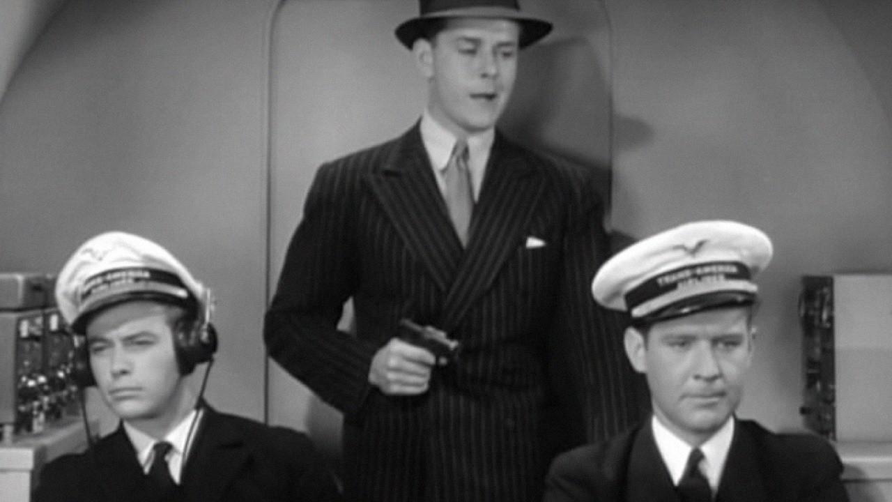 Fugitive in the Sky 1936 movie scene