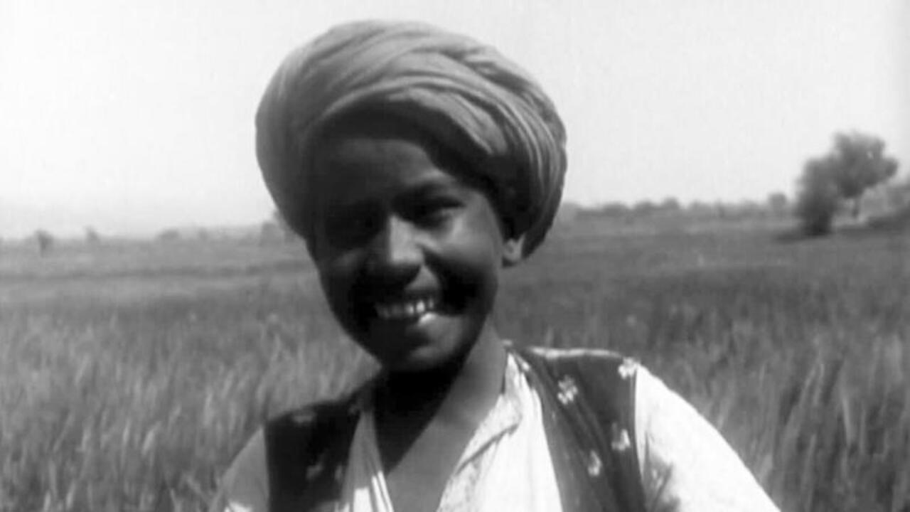 A Punjab Village 1925 movie scene