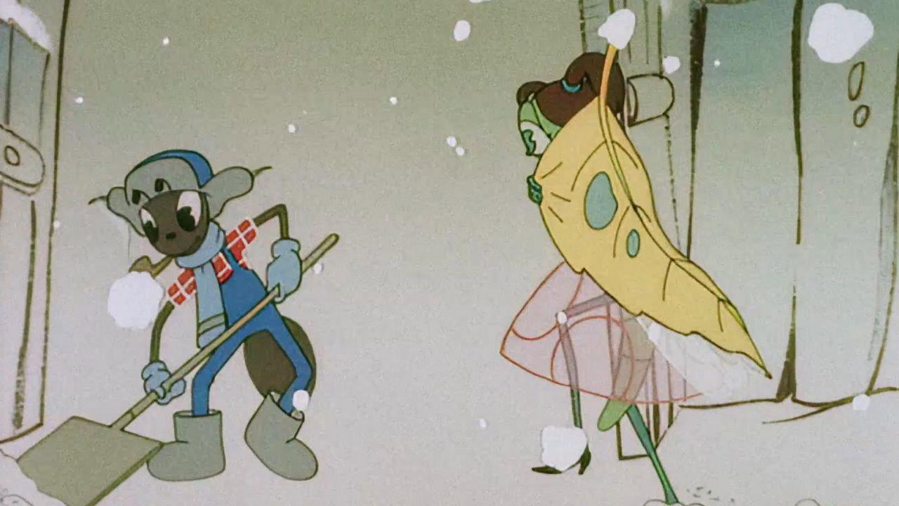 Dragonfly and Ant 1961 movie scene
