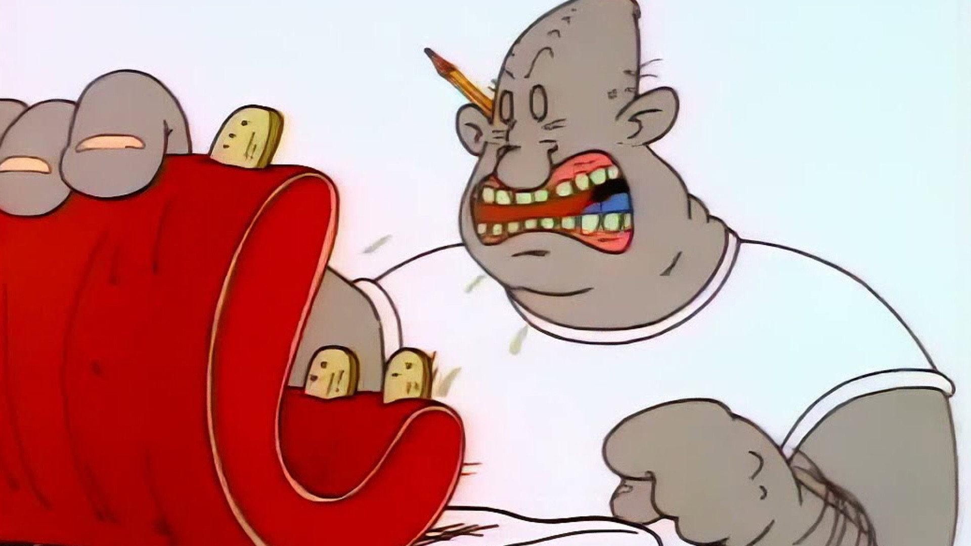 Lupo the Butcher 1987 movie scene