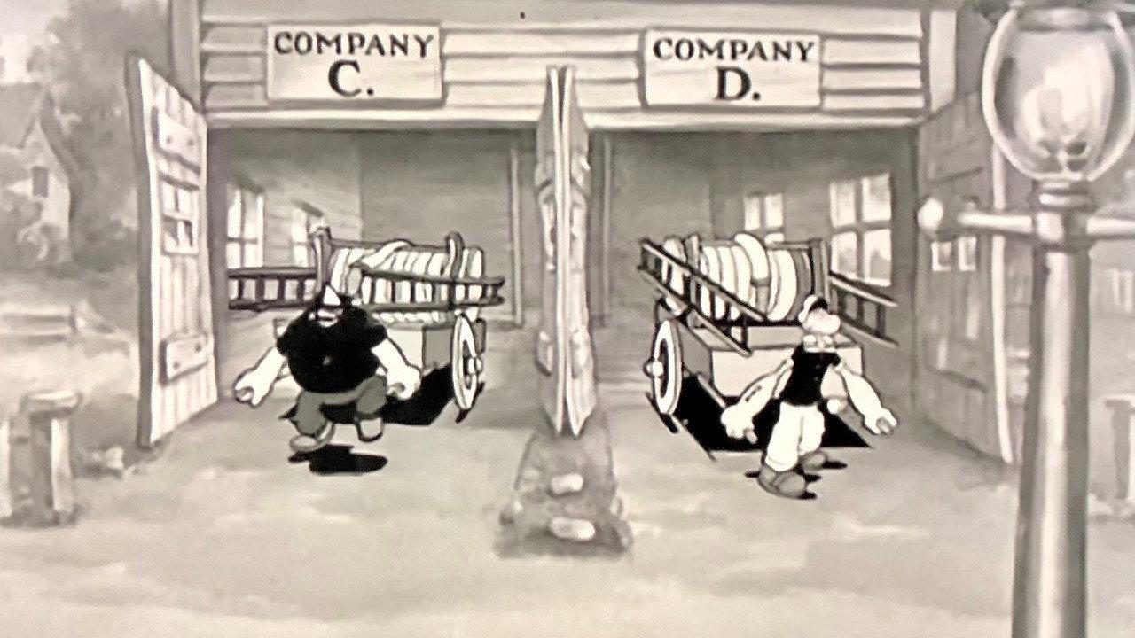 The Two-Alarm Fire 1934 movie scene