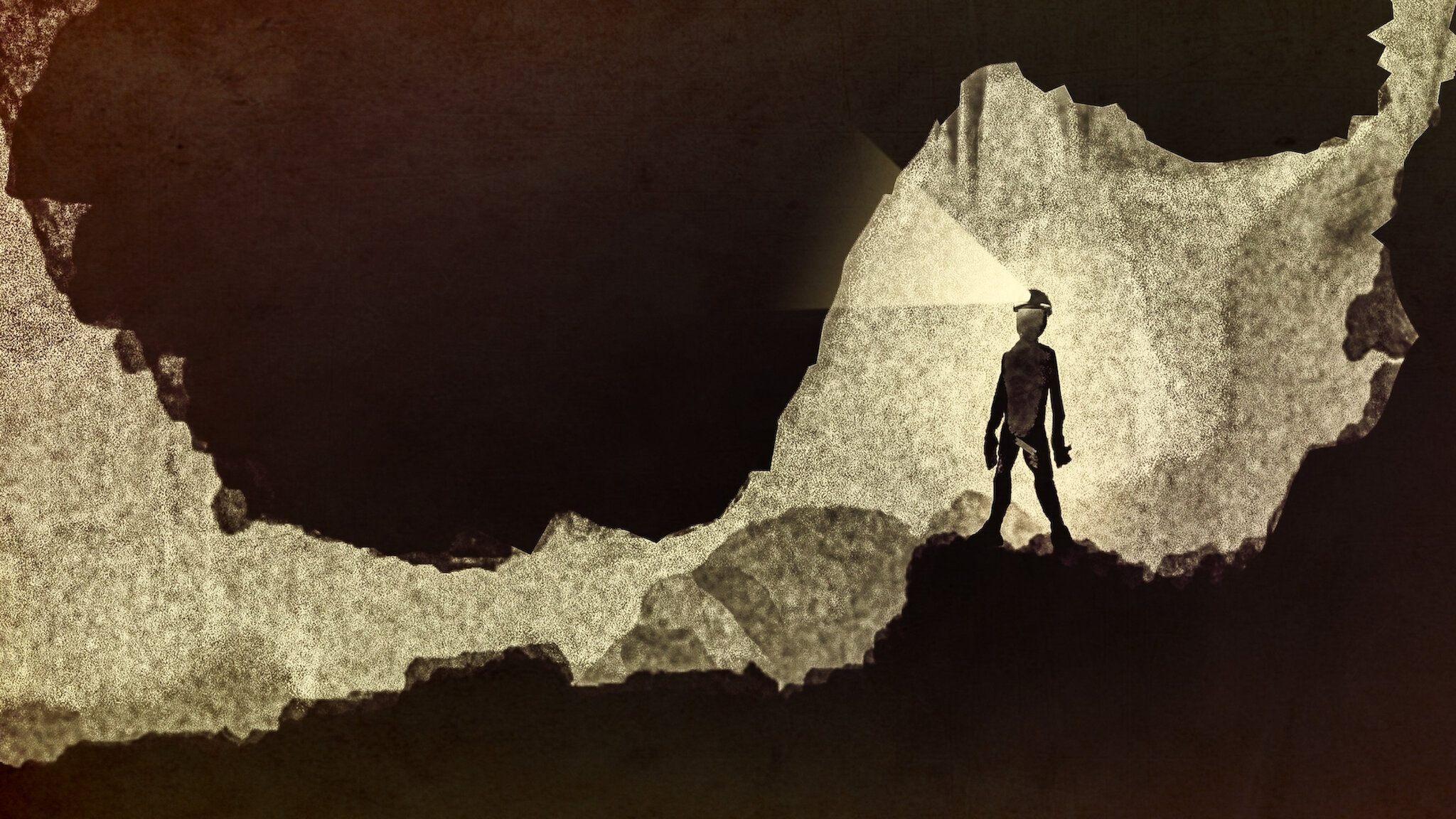 Unknown: Cave of Bones 2023 movie scene