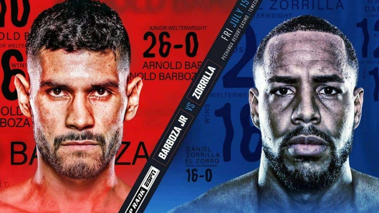Arnold Barboza Jr vs. Danielito Zorrilla 2022 movie scene