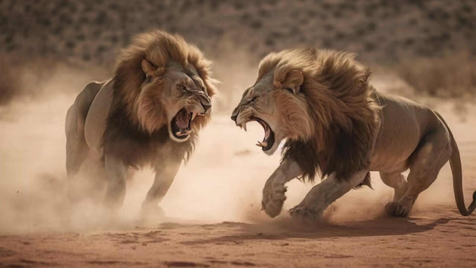 Caught in the Act: Lion Brawl 2012 movie scene