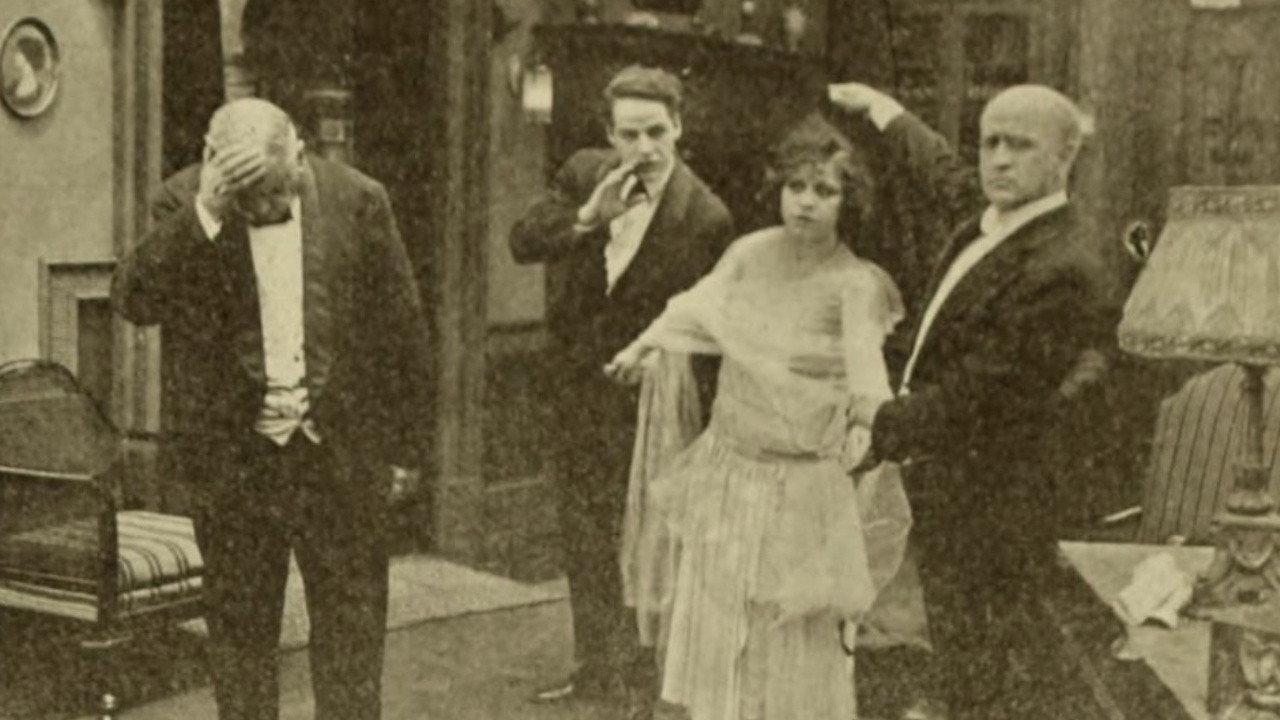 Up Romance Road 1918 movie scene