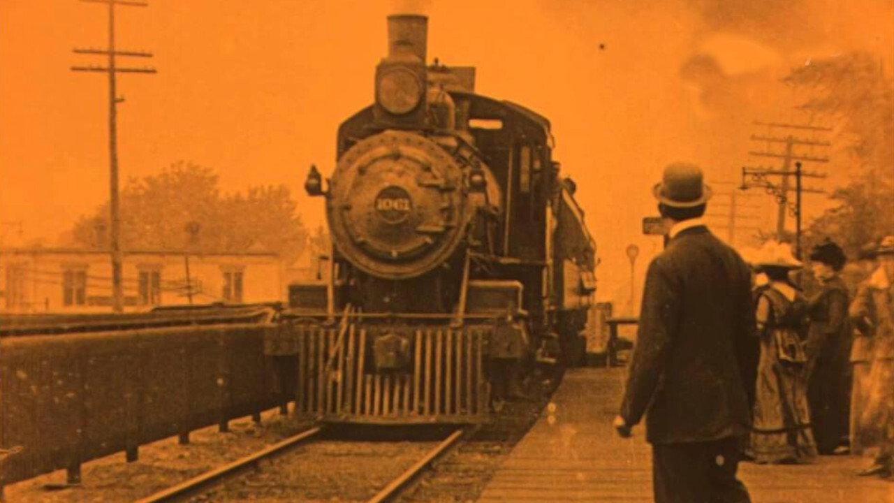 The Cowboy Millionaire 1909 movie scene