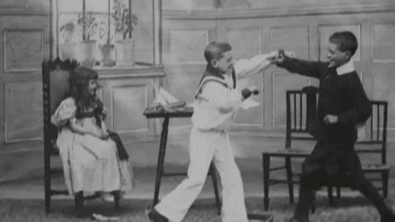 The Young Rivals 1897 movie scene