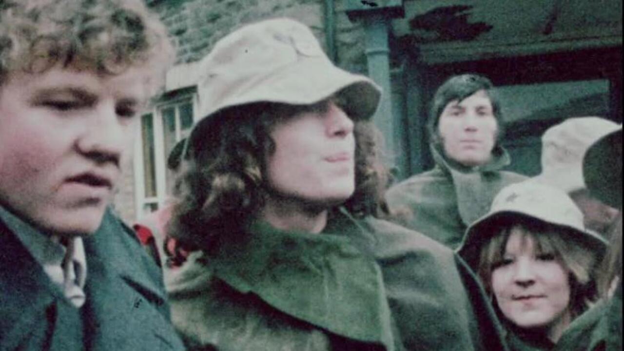 Right to Work March 1972 movie scene