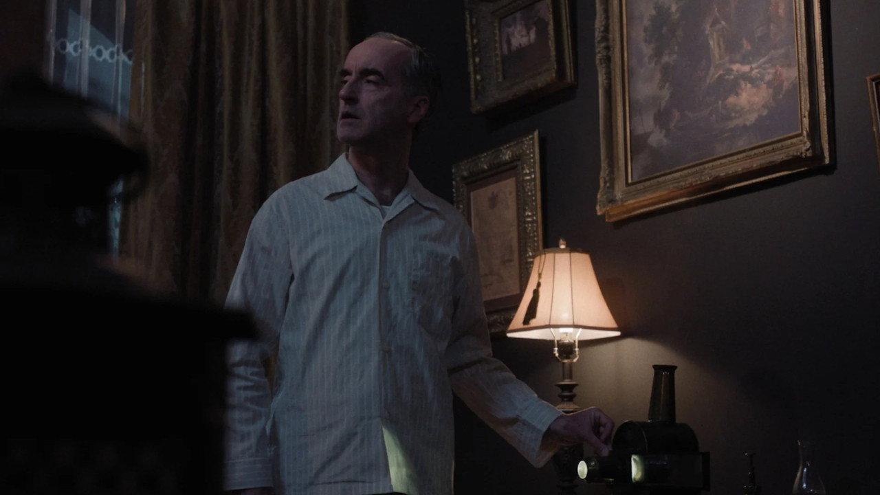The Occupant of the Room 2025 movie scene