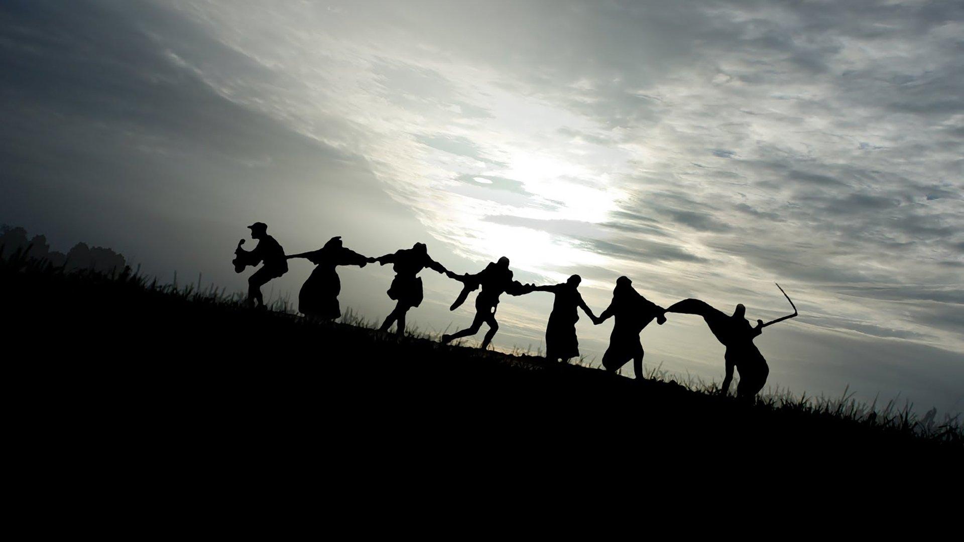 The Seventh Seal 1957 movie scene