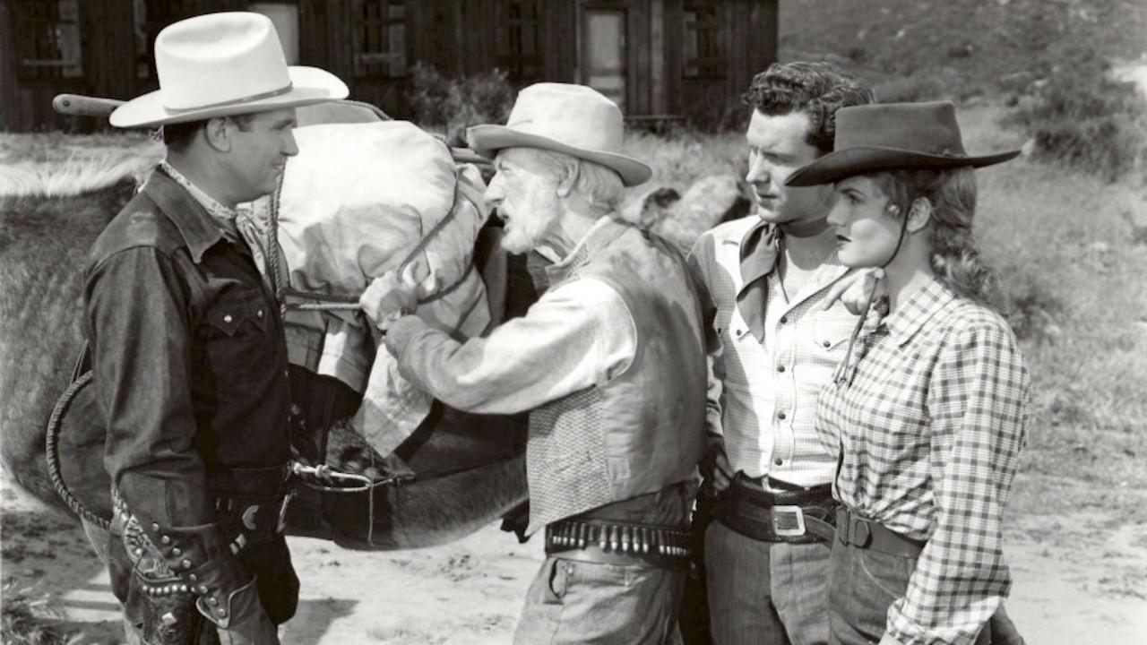 Loaded Pistols 1948 movie scene