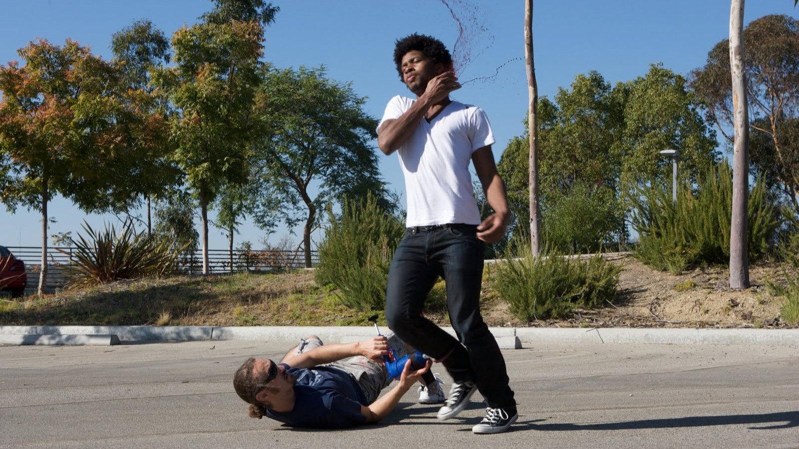 Cain Rose Up 2010 movie scene