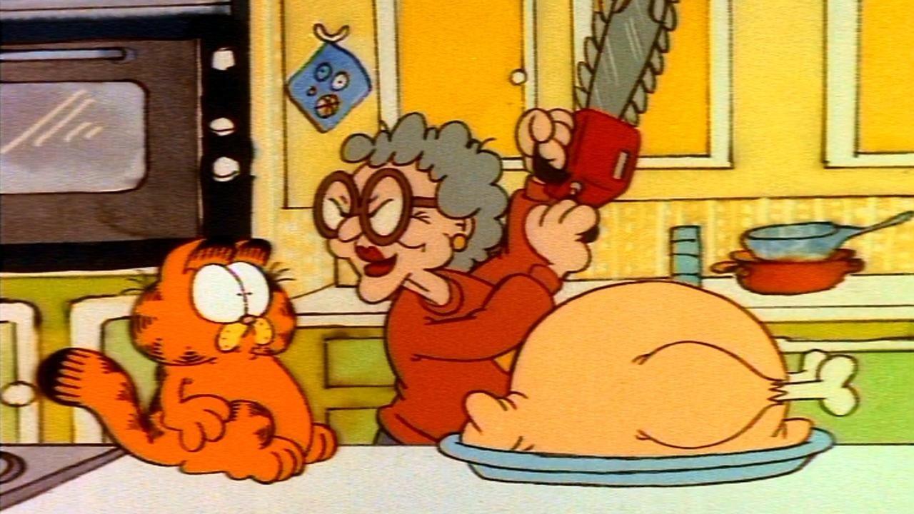 Garfield's Thanksgiving 1989 movie scene